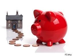 piggy bank and house